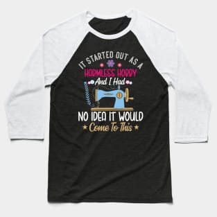 Quilting Hobby For Quilters funny Handyman Baseball T-Shirt